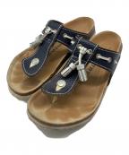 BIRKENSTOCKビルケンシュトック）の古着「TATAMI サンダル」｜ネイビー×ブラウン