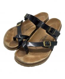 BIRKENSTOCK（ビルケンシュトック）の古着「TATAMI サンダル」｜ブラック×ブラウン