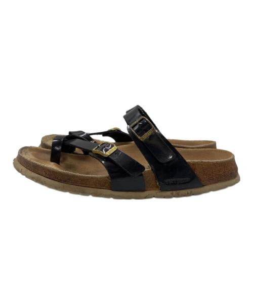 BIRKENSTOCK（ビルケンシュトック）BIRKENSTOCK (ビルケンシュトック) TATAMI サンダル ブラック×ブラウン サイズ:43の古着・服飾アイテム