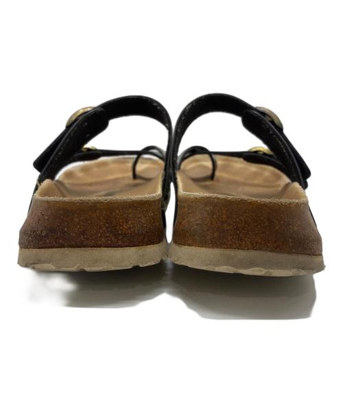 BIRKENSTOCK（ビルケンシュトック）BIRKENSTOCK (ビルケンシュトック) TATAMI サンダル ブラック×ブラウン サイズ:43の古着・服飾アイテム