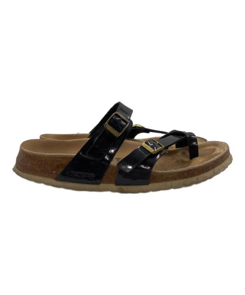 BIRKENSTOCK（ビルケンシュトック）BIRKENSTOCK (ビルケンシュトック) TATAMI サンダル ブラック×ブラウン サイズ:43の古着・服飾アイテム
