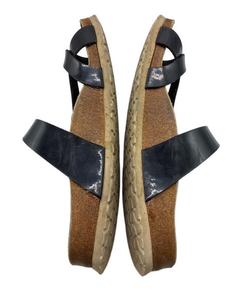 BIRKENSTOCK（ビルケンシュトック）BIRKENSTOCK (ビルケンシュトック) TATAMI サンダル ブラック×ブラウン サイズ:43の古着・服飾アイテム