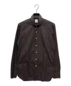 maison santangelomaison santangelo）の古着「長袖シャツ」｜ブラウン