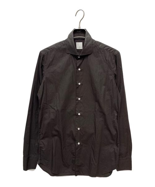 maison santangelo（maison santangelo）maison santangelo (maison santangelo) 長袖シャツ ブラウン サイズ:41/16の古着・服飾アイテム