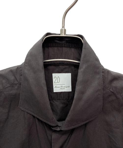 maison santangelo（maison santangelo）maison santangelo (maison santangelo) 長袖シャツ ブラウン サイズ:41/16の古着・服飾アイテム