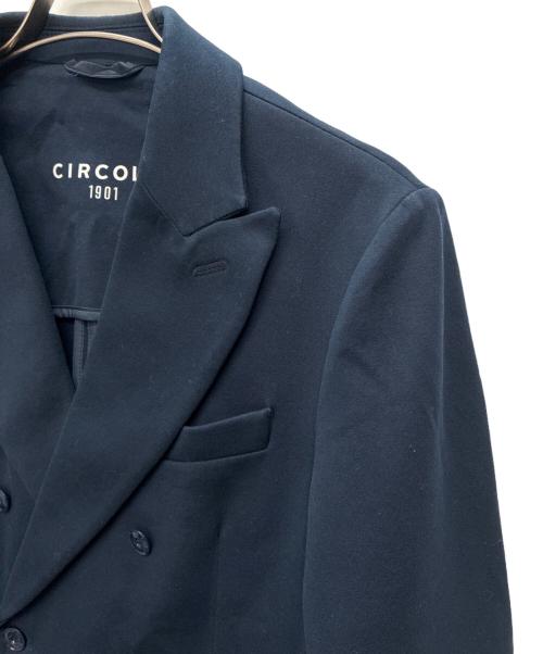 CIRCOLO 1901（チルコロ1901）Circolo 1901 (チルコロ1901) 6Bダブルブレスト ピークドラペルジャケット ネイビー サイズ:SIZE 48の古着・服飾アイテム