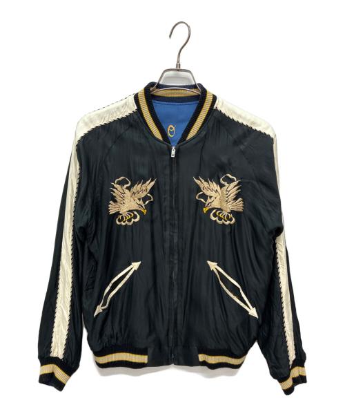 東洋エンタープライズ（トウヨウエンタープライズ）東洋エンタープライズ (トウヨウエンタープライズ) Early 1950s Style Acetate Souvenir Jacket “DRAGON HEAD” × “ROARING TIGER” ブラック サイズ:SIZE Mの古着・服飾アイテム