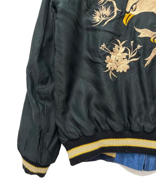 東洋エンタープライズ（トウヨウエンタープライズ）東洋エンタープライズ (トウヨウエンタープライズ) Early 1950s Style Acetate Souvenir Jacket “DRAGON HEAD” × “ROARING TIGER” ブラック サイズ:SIZE Mの古着・服飾アイテム