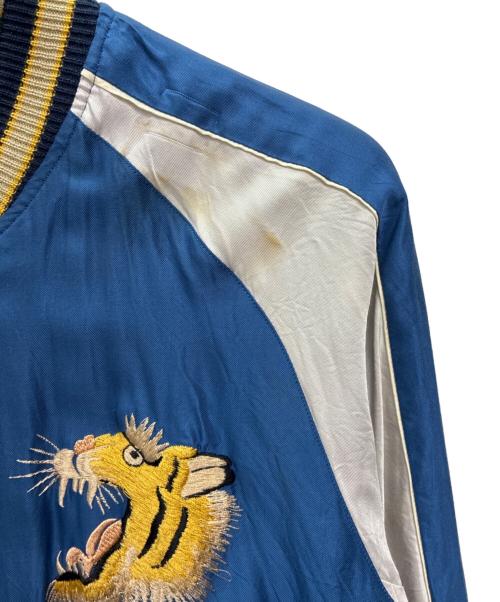 東洋エンタープライズ（トウヨウエンタープライズ）東洋エンタープライズ (トウヨウエンタープライズ) Early 1950s Style Acetate Souvenir Jacket “DRAGON HEAD” × “ROARING TIGER” ブラック サイズ:SIZE Mの古着・服飾アイテム