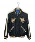 東洋エンタープライズ（トウヨウエンタープライズ）の古着「Early 1950s Style Acetate Souvenir Jacket “DRAGON HEAD” × “ROARING TIGER”」｜ブラック