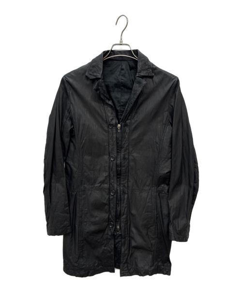 SHELLAC（シェラック）SHELLAC (シェラック) レザーコート ブラック サイズ:SIZE 46の古着・服飾アイテム
