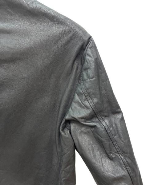SHELLAC（シェラック）SHELLAC (シェラック) レザーコート ブラック サイズ:SIZE 46の古着・服飾アイテム