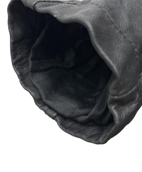 SHELLAC（シェラック）SHELLAC (シェラック) レザーコート ブラック サイズ:SIZE 46の古着・服飾アイテム