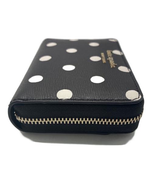 Kate Spade（ケイトスペード）Kate Spade (ケイトスペード) コンパクトウォレット ブラックの古着・服飾アイテム