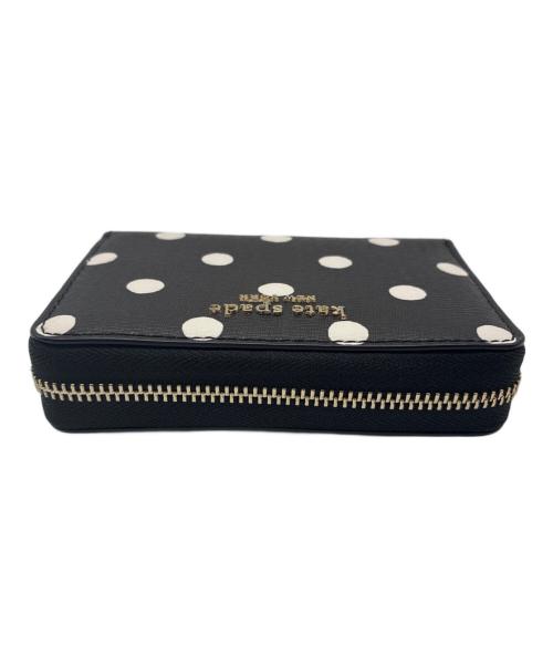 Kate Spade（ケイトスペード）Kate Spade (ケイトスペード) コンパクトウォレット ブラックの古着・服飾アイテム