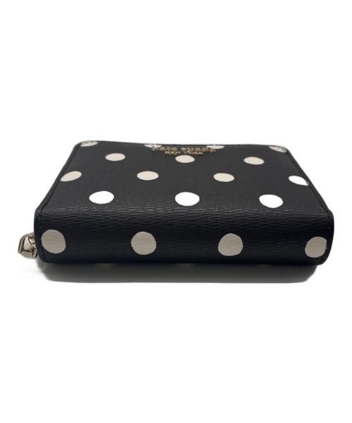 Kate Spade（ケイトスペード）Kate Spade (ケイトスペード) コンパクトウォレット ブラックの古着・服飾アイテム