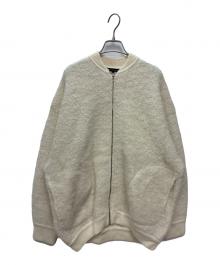 23区（ニジュウサンク）の古着「アルパカウールジップアップジャケット」｜ベージュ