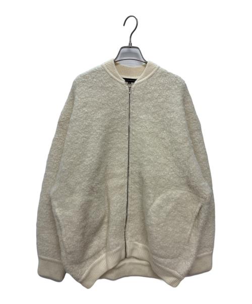23区（ニジュウサンク）23区 (ニジュウサンク) アルパカウールジップアップジャケット ベージュ サイズ:SIZE 46 未使用品の古着・服飾アイテム