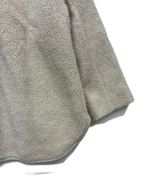 any FAM（エニィ ファム）any FAM (エニィ ファム) ノーカラーボアジャケット ベージュ サイズ:SIZE 4の古着・服飾アイテム