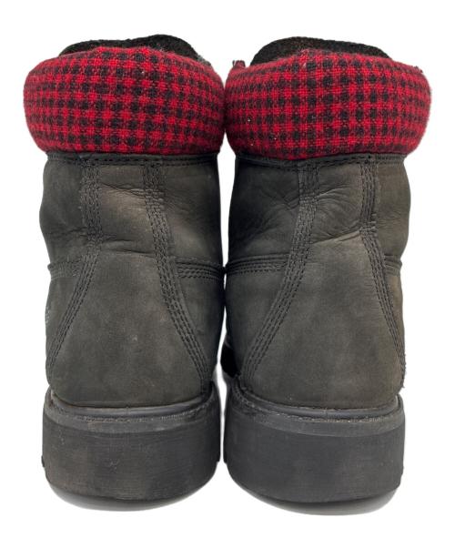 Timberland（ティンバーランド）Timberland (ティンバーランド) WOOLRICH (ウールリッチ) ワークブーツ ブラック サイズ:8Wの古着・服飾アイテム