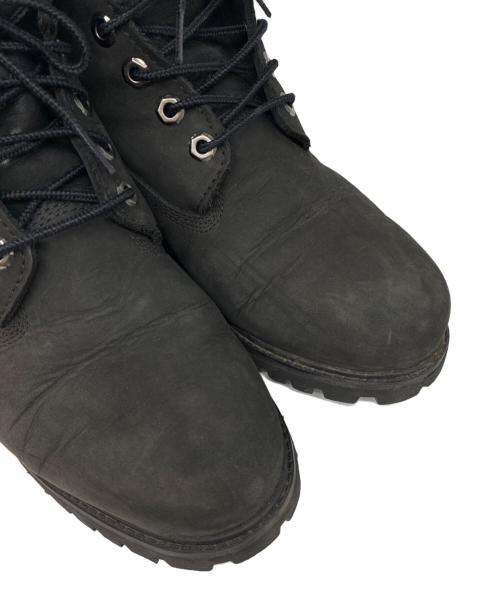 Timberland（ティンバーランド）Timberland (ティンバーランド) WOOLRICH (ウールリッチ) ワークブーツ ブラック サイズ:8Wの古着・服飾アイテム