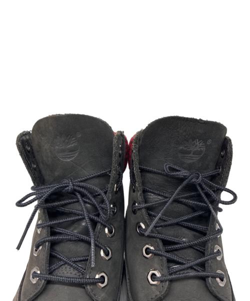 Timberland（ティンバーランド）Timberland (ティンバーランド) WOOLRICH (ウールリッチ) ワークブーツ ブラック サイズ:8Wの古着・服飾アイテム