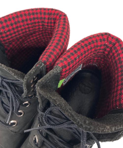 Timberland（ティンバーランド）Timberland (ティンバーランド) WOOLRICH (ウールリッチ) ワークブーツ ブラック サイズ:8Wの古着・服飾アイテム