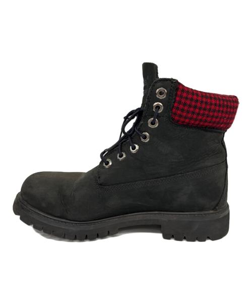 Timberland（ティンバーランド）Timberland (ティンバーランド) WOOLRICH (ウールリッチ) ワークブーツ ブラック サイズ:8Wの古着・服飾アイテム