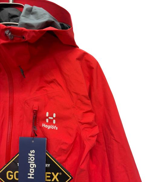 HAGLOFS（ホグロフス）HAGLOFS (ホグロフス) マウンテンパーカー レッド サイズ:XS 未使用品の古着・服飾アイテム