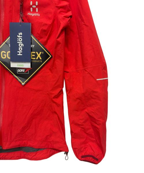 HAGLOFS（ホグロフス）HAGLOFS (ホグロフス) マウンテンパーカー レッド サイズ:XS 未使用品の古着・服飾アイテム