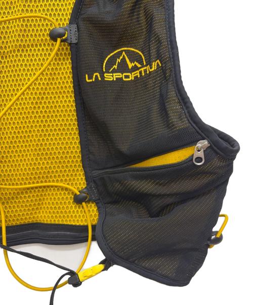 LA SPORTIVA（スポルティバ）LA SPORTIVA (スポルティバ) トレイルベスト ブラック×イエロー サイズ:Fの古着・服飾アイテム