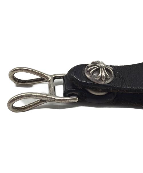 CHROME HEARTS（クロムハーツ）CHROME HEARTS (クロムハーツ) W BELT LOOP CROSS BUTTON ブラックの古着・服飾アイテム