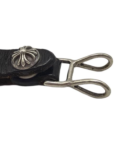 CHROME HEARTS（クロムハーツ）CHROME HEARTS (クロムハーツ) W BELT LOOP CROSS BUTTON ブラックの古着・服飾アイテム