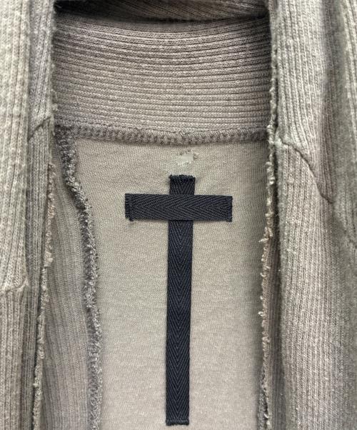 L.G.B（ルグランブルー）L.G.B (ルグランブルー) BACK CROSS cardigan グレー サイズ:SIZE 1の古着・服飾アイテム