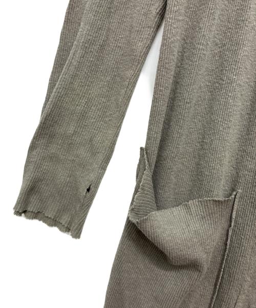 L.G.B（ルグランブルー）L.G.B (ルグランブルー) BACK CROSS cardigan グレー サイズ:SIZE 1の古着・服飾アイテム
