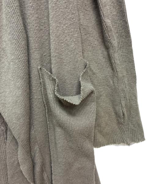 L.G.B（ルグランブルー）L.G.B (ルグランブルー) BACK CROSS cardigan グレー サイズ:SIZE 1の古着・服飾アイテム