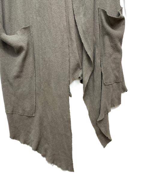 L.G.B（ルグランブルー）L.G.B (ルグランブルー) BACK CROSS cardigan グレー サイズ:SIZE 1の古着・服飾アイテム