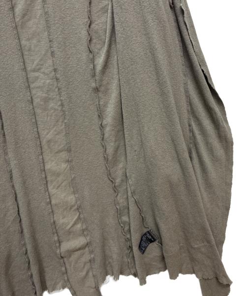 L.G.B（ルグランブルー）L.G.B (ルグランブルー) BACK CROSS cardigan グレー サイズ:SIZE 1の古着・服飾アイテム