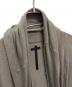 中古・古着 L.G.B (ルグランブルー) BACK CROSS cardigan グレー サイズ:SIZE 1：18000円