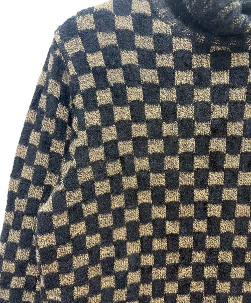 FENDI（フェンディ）FENDI (フェンディ) ズッカ柄 タートルネックセーター ブラック×ブラウン サイズ:46の古着・服飾アイテム