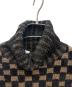 FENDI (フェンディ) ズッカ柄 タートルネックセーター ブラック×ブラウン サイズ:46：28000円