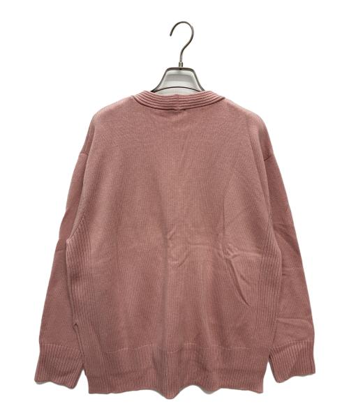 KUMIKYOKU（クミキョク）KUMIKYOKU (クミキョク) パールボタンカーディガン ピンク サイズ:6 未使用品の古着・服飾アイテム