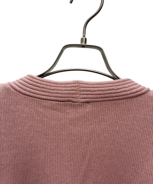KUMIKYOKU（クミキョク）KUMIKYOKU (クミキョク) パールボタンカーディガン ピンク サイズ:6 未使用品の古着・服飾アイテム