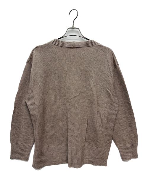 KUMIKYOKU（クミキョク）KUMIKYOKU (クミキョク) パールボタンカーディガン ベージュ サイズ:6の古着・服飾アイテム