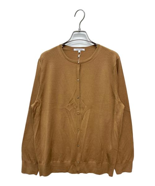 23区（ニジュウサンク）23区 (ニジュウサンク) 薄手カーディガン ブラウン サイズ:46 未使用品の古着・服飾アイテム