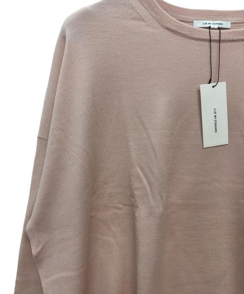 23区（ニジュウサンク）23区 (ニジュウサンク) 薄手ニット ピンク サイズ:44 未使用品の古着・服飾アイテム