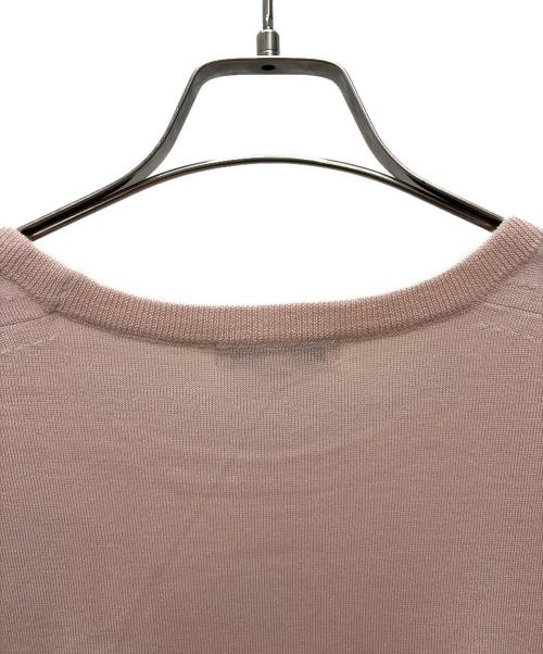 23区（ニジュウサンク）23区 (ニジュウサンク) 薄手ニット ピンク サイズ:44 未使用品の古着・服飾アイテム