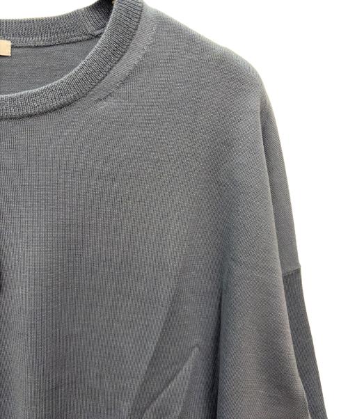 23区（ニジュウサンク）23区 (ニジュウサンク) 薄手ニット ブルー サイズ:44 未使用品の古着・服飾アイテム