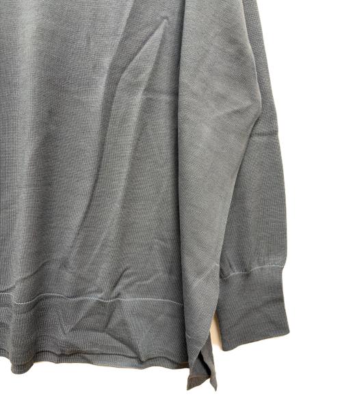 23区（ニジュウサンク）23区 (ニジュウサンク) 薄手ニット ブルー サイズ:44 未使用品の古着・服飾アイテム