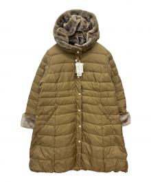 franche lippee（フランシュリッペ）の古着「ドールダウンコート」｜カーキ
